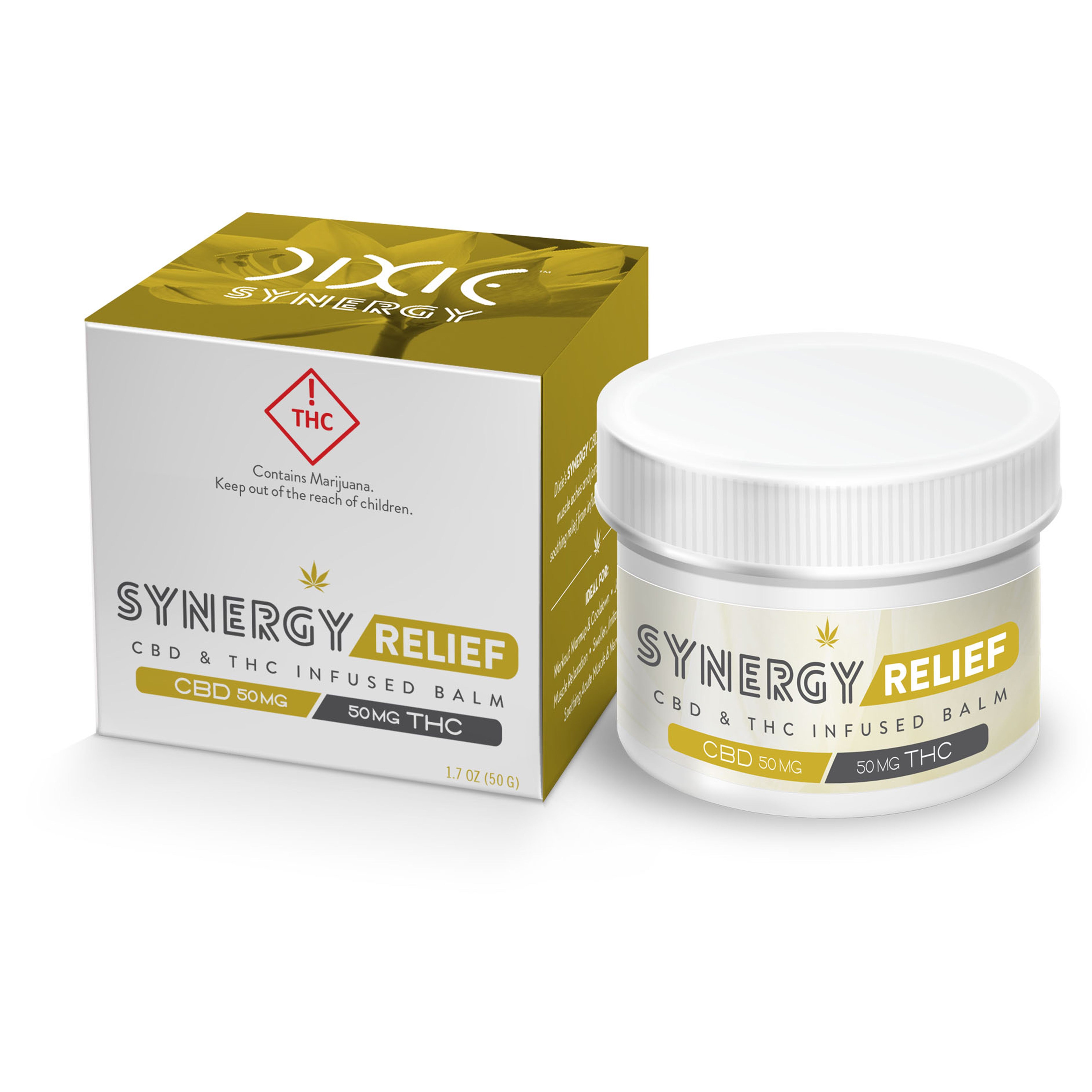 Where To Buy Synergy Relief Balm Dixie Brands: SYNERGY 1:1 Relief Balm - 100mg | Leafly